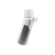 air up® Twist Pro Steel Flasche Set Silver 480 ml