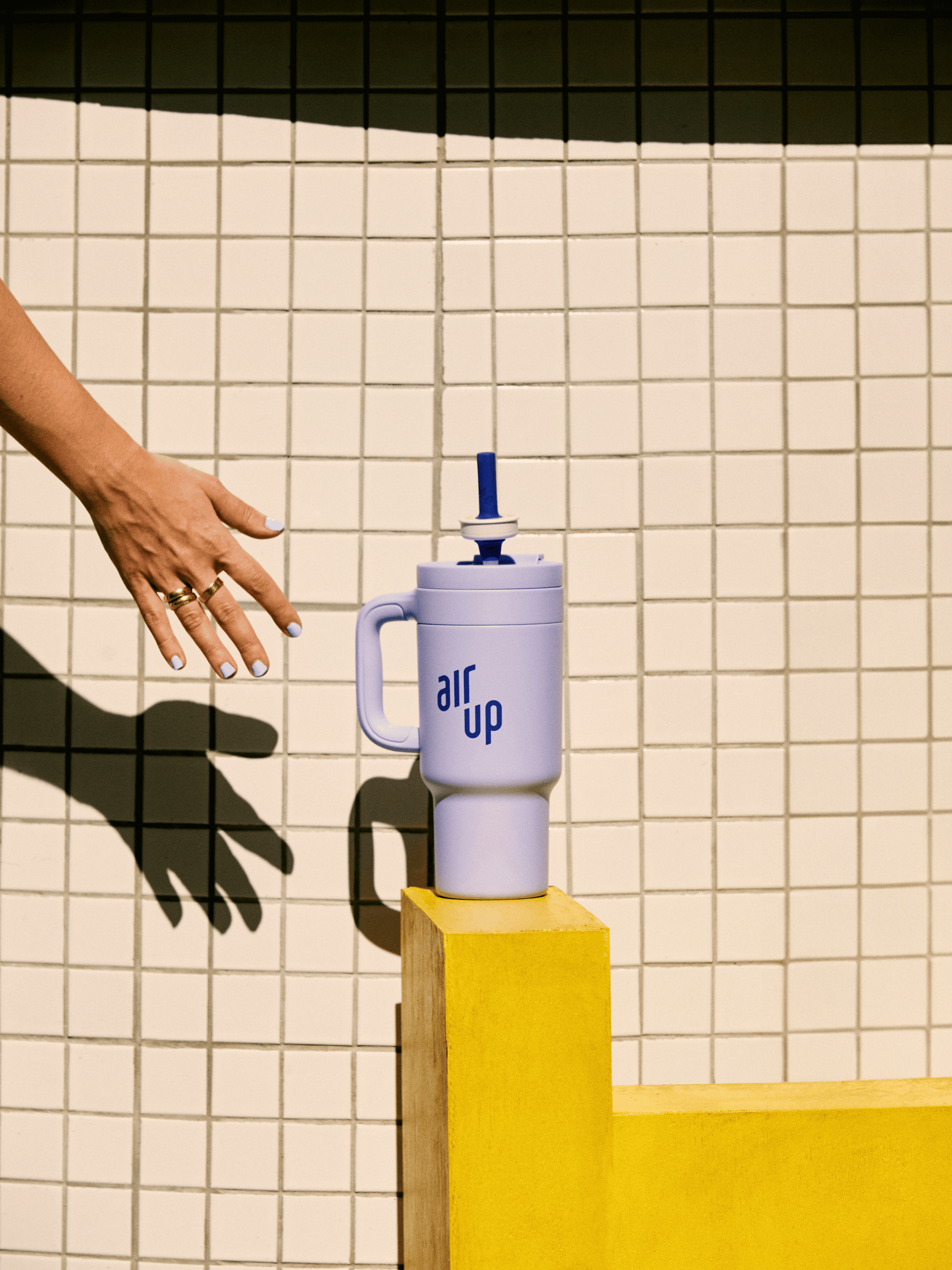 Blue Cornflower air up® Tumbler mit Griff 890 ml