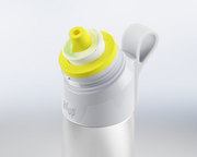 air up® Twist Pro Steel Flasche Set Silver 480 ml