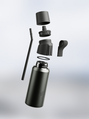 air up® Twist Pro Steel Flasche Dusky Obsidian 850 ml