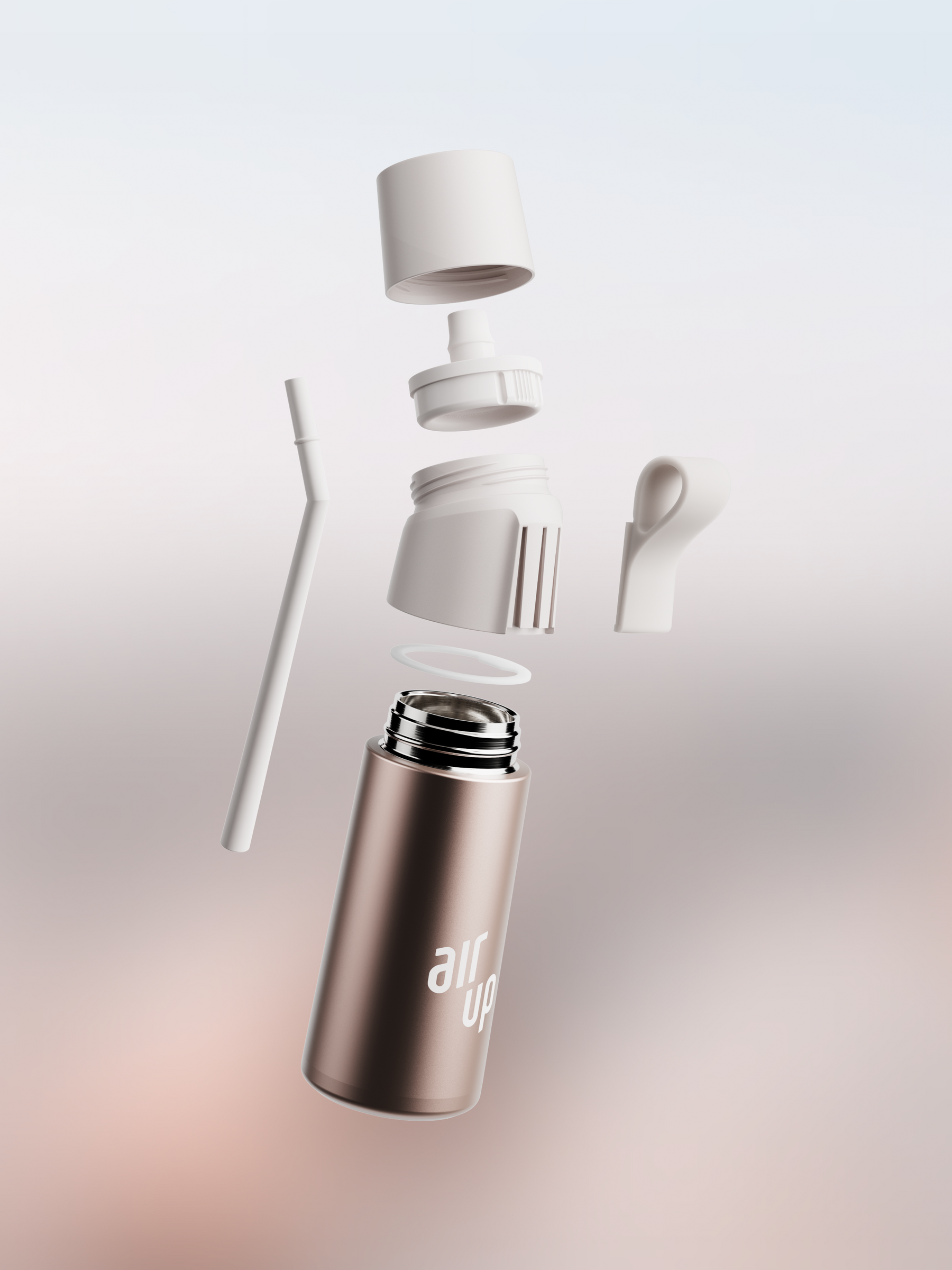 air up® Twist Pro Steel 480 ml Blush Quartz