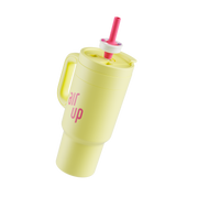890 ml air up® Tumbler mit Griff Buttercup Pink