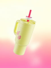 890 ml air up® Tumbler mit Griff Buttercup Pink