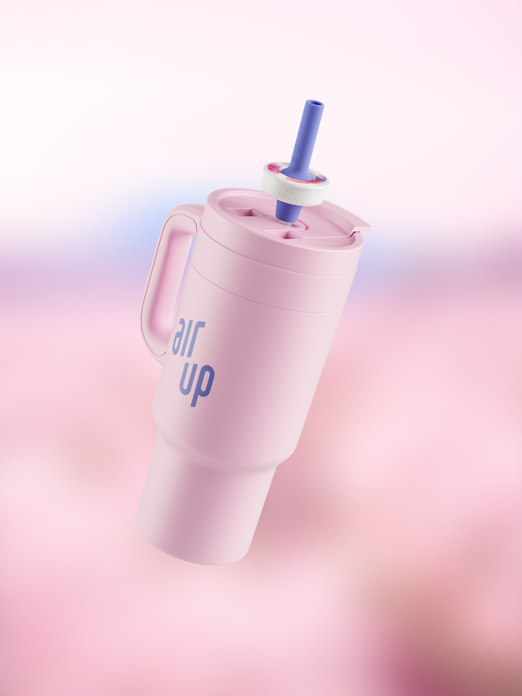 890 ml air up® Tumbler mit Griff Pink Indigo