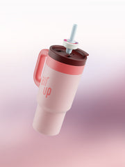 air up® Tumbler with Handle Coral Pink 890 ml