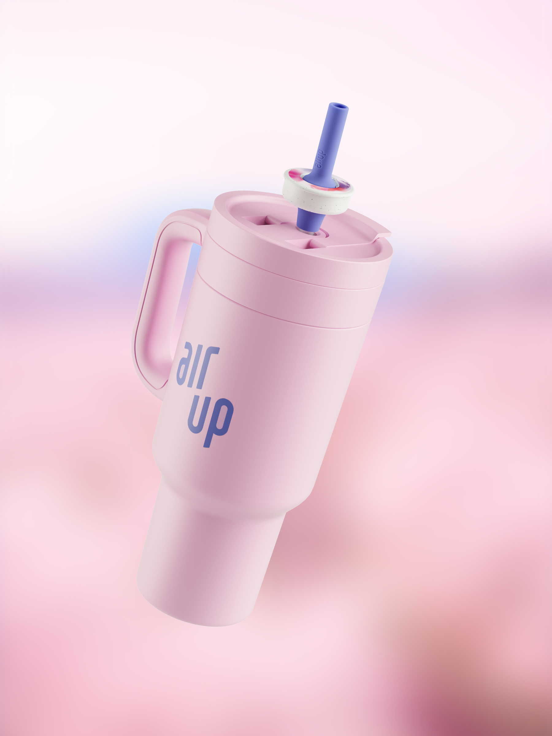 air up® Tumbler with Handle 1200 ml Pink Indigo