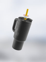 Pitch Black air up® Tumbler with Handle 890 ml