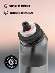 air up® Twist Flasche Charcoal Grey 650 ml