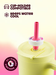 890 ml air up® Tumbler mit Griff Buttercup Pink