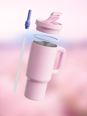 890 ml air up® Tumbler mit Griff Pink Indigo