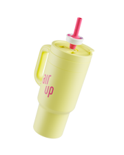 890 ml air up® Tumbler mit Griff Buttercup Pink